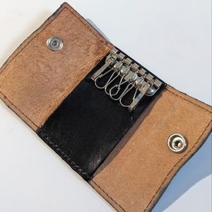 NWOT Artisan-Made Leather Key Wallet Case: Black - BUNDLE 2+ COLORS & SAVE!